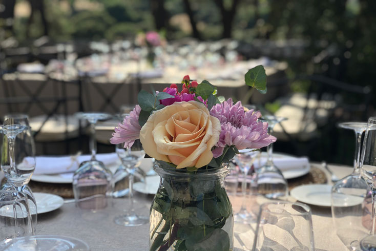 Banquetes al aire libre a 25 minutos de Madrid