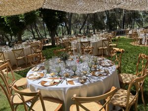 Banquete en Jardín Galapagar
